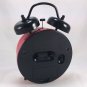 Disney Mickey Mouse Twin Bell Quartz Alarm Clock Battery Operated & Original Box
