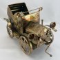 Tin Lizzie Music Box Faux Vintage Antiqued Brass plays Happy Days Are Here Again