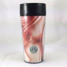 Starbucks 1997 Burgundy & Beige Silhouette 16 oz Travel Tumbler by Thermo-Serv