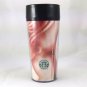 Starbucks 1997 Burgundy & Beige Silhouette 16 oz Travel Tumbler by Thermo-Serv