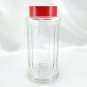 Anchor Hocking NutraSweet Embossed Jar Ribbed Sides w/ Dual Spoon or Pour Spout