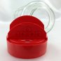 Anchor Hocking NutraSweet Embossed Jar Ribbed Sides w/ Dual Spoon or Pour Spout