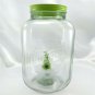 Stay Cool Sun Tea Square Beverage Dispenser Embossed w/ Tin Lid - New Old Stock