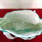 Newport Stripes Green & White Plastic Lined  Canvas Tote / Diaper / Beach Bag