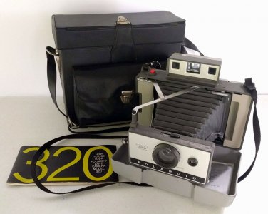 Polaroid 320 Automatic Land Camera for Instant Photography w/ Case & Manual