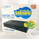 APEX DT250A Digital TV Converter Box Including Remote w/ Analog Pass Through