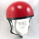 VOLTAMP Red Half Helmet Model H010 DOT Standard Size Medium D Ring Fastening