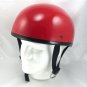 VOLTAMP Red Half Helmet Model H010 DOT Standard Size Medium D Ring Fastening