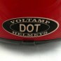 VOLTAMP Red Half Helmet Model H010 DOT Standard Size Medium D Ring Fastening