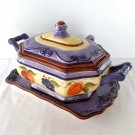 Medici Tabletops Unlimited Soup Tureen w/ Lid Ladle & Underplate