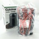 Cuisinart DCG-20BK Coffee Bean Grinder 12 Cup Black w/ Cord Storage ~ New in Box