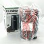 Cuisinart DCG-20BK Coffee Bean Grinder 12 Cup Black w/ Cord Storage ~ New in Box