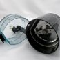 KRUPS 203 Coffee Bean Mill Grinder 200W Black w/ Blue Lid One Hand Push Button