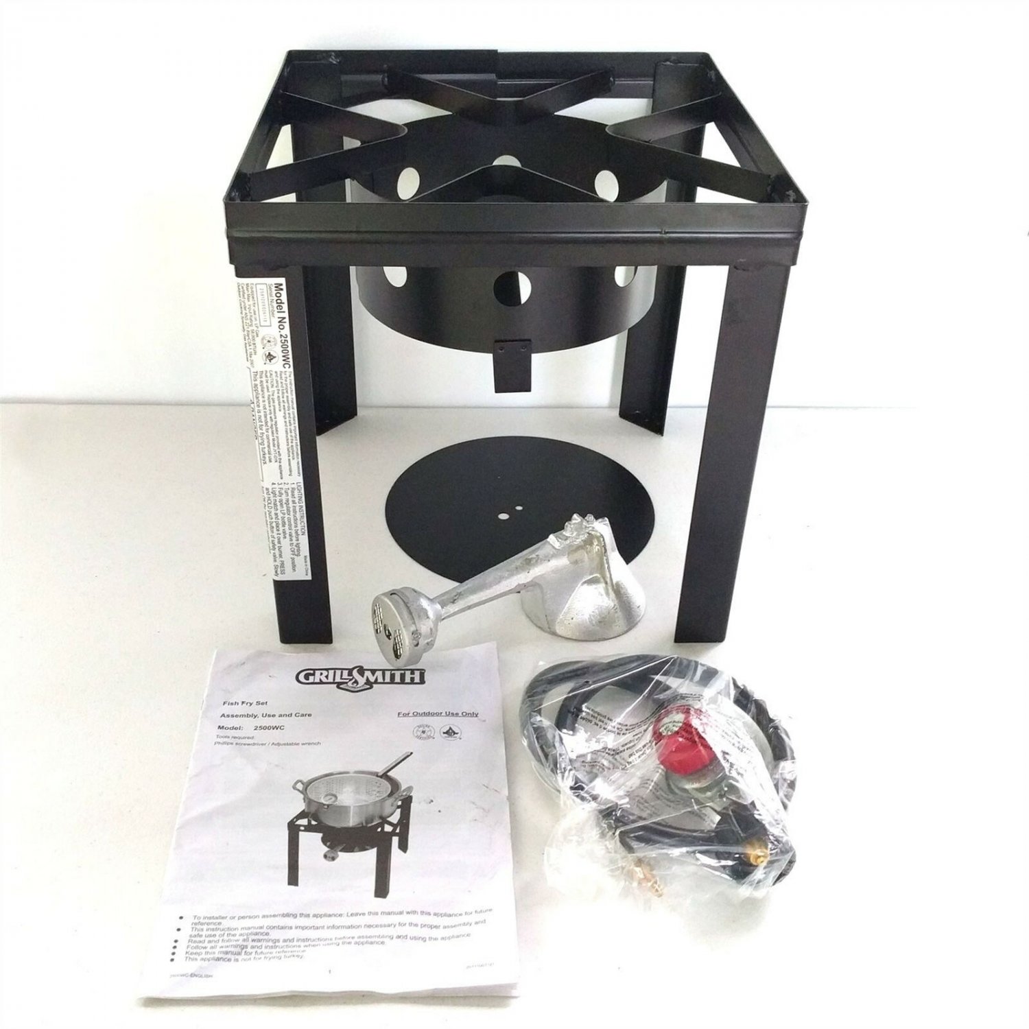 GrillSmith 2500WC Portable Outdoor Propane Cooker Fryer Boiler