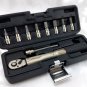 Venzo VPT Bicycle Torque Wrench 1/4" Square Driver Kit +/- 4% Accuracy