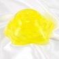 Easter Yellow Cased Glass Candy Dish w/ Ruffled Edge