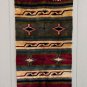 Native American Design Motif Soft Yarn Rug Wall Tapestry Reversible 47" x 27"