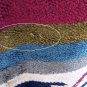 Native American Design Motif Soft Yarn Rug Wall Tapestry Reversible 47" x 27"