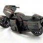 Vintage Motorcycle Metal Pencil Sharpener Bronze Tone ~ Moving Wheels & Steering
