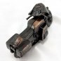 Vintage Motorcycle Metal Pencil Sharpener Bronze Tone ~ Moving Wheels & Steering
