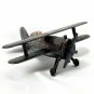 Vintage Biplane Metal Pencil Sharpener Bronze Tone ~ Propeller Turns