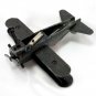 Vintage Biplane Metal Pencil Sharpener Bronze Tone ~ Propeller Turns