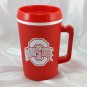 Vintage Ohio State Logo Mug Insulated 34oz Red & White ~ Made in the USA
