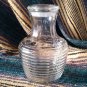 Anchor Hocking Beehive Decanter Pitcher Carafe Pressed Glass and Lid
