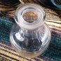 Anchor Hocking Beehive Decanter Pitcher Carafe Pressed Glass and Lid