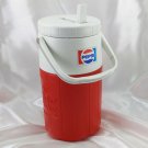 Vintage Pizza Hut PEPSI Relief Pitcher Jug 2qt Polylite Flip Spout Coleman 5580