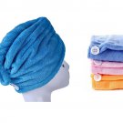 Easily Wrap The Towel Around Wet Hair Drying Turbans (4 Pack)