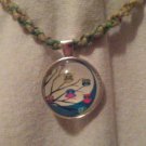 Handmade multi colored Hemp Necklace