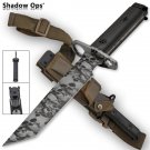 Heavy Duty Shadow Ops AR-15 Bayonet Undead Skull - Gray