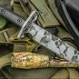 Heavy Duty Shadow Ops AR-15 Bayonet Undead Skull - Gray