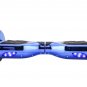 GlareWheel Chrome Blue Hoverboard Built-In Bluetooth Speaker- UL2272 Certified
