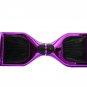 GlareWheel Chrome Purple Hoverboard Built-In Bluetooth Speaker- UL2272 Certified