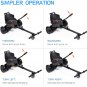GlareWheel Hoverboard and Go-Kart Attachment Combo (2 piece set)