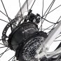 GlareWheel Powerful Fat Tire Electric Bicycle 26" Electric Mountain Bicycle EB-PR Black