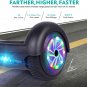 GlareWheel Black Hoverboard Light Up Wheels UL2272 Certified