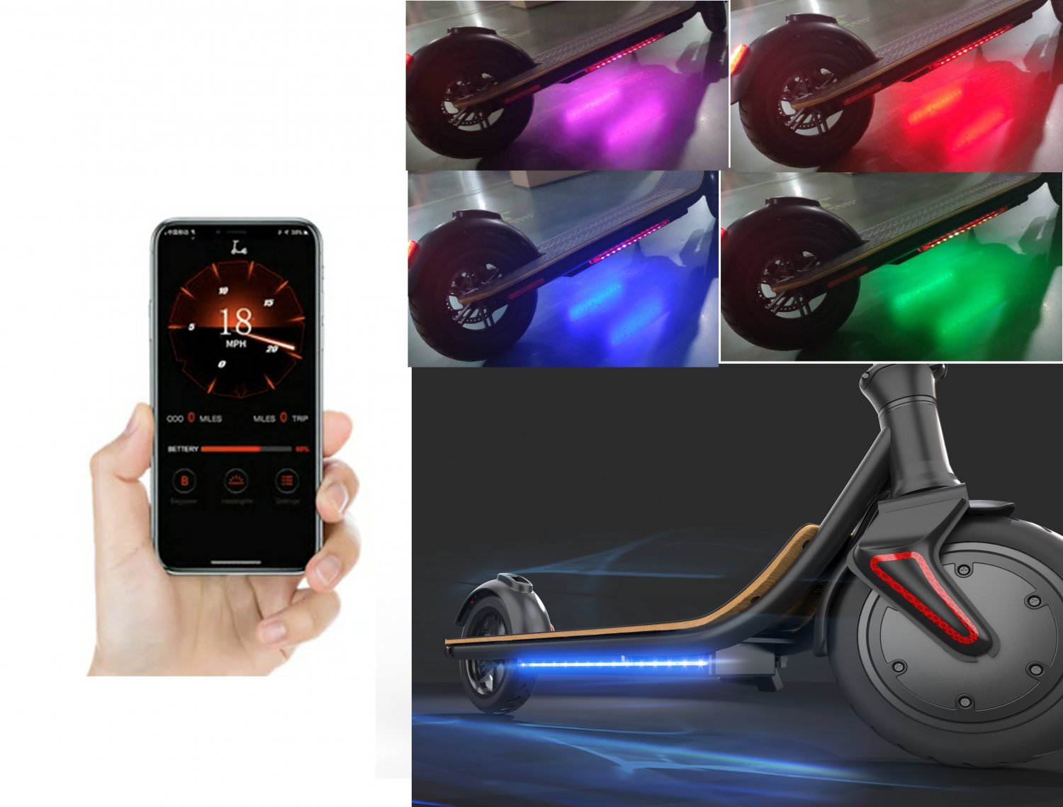 GlareWheel 2020 NEW Electric Scooter High Speed City Commuter Foldable ESS10X