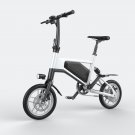 GlareWheel Foldable Electric Bike Urban High Speed 20mph Easy Carry X5 White