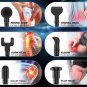 Glare Deep Tissue Massage Gun - #1 Muscle Percussion Massager 20 Speeds - 6Heads