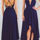 High Low Prom Dress,Fashion Prom Dress,Backless Prom Dress