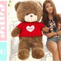 Oversized sweater teddy bear doll plush toy hug bear doll doll doll, high 100cm