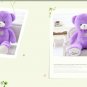 Lavender Cubs Teddy Bear Purple Lavender Hugs Bear Large Plush Toys Event Gift 100cm