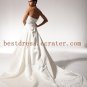 Classical Embroidery Satin Wedding Dress