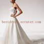 Classical Embroidery Satin Wedding Dress