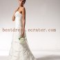 Sheath Wedding Dress with Beading and Side Drape