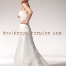 Simple Sheath Wedding Dress with Train