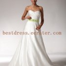 Romantic Sweetheart Bridal Gown with Belt